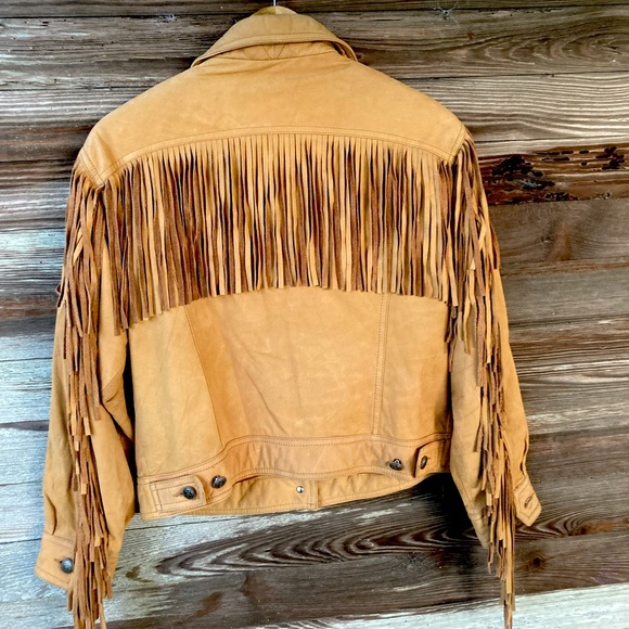 Andrew Marc | Suede Fringe Moto Jacket - Picture 6 of 9